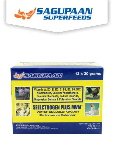 Sagupaan Selectrogen 20 g ( 12 Sachets) .